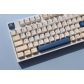 Soy Milk 104+33 Cherry MX PBT Dye-subbed Keycaps Set for Mechanical Keyboard GK61 64 68 87 96 980 104 108